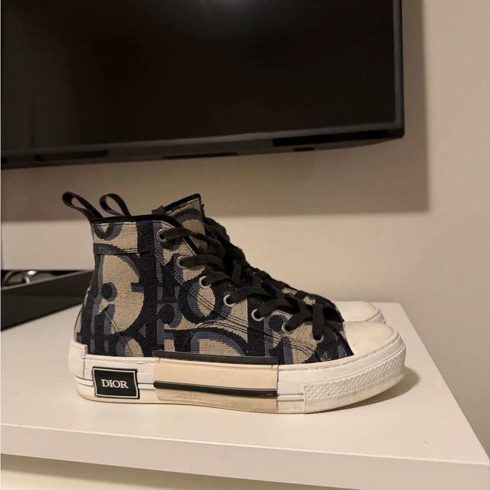 Dior B23 maxi oblique high top sneaker